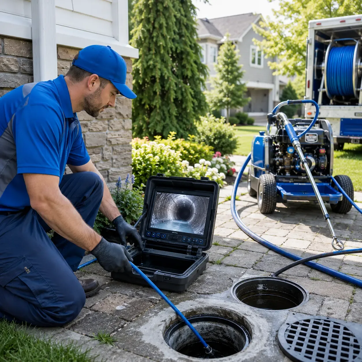 Outdoor drain cleaning professionals serving Cary, NC