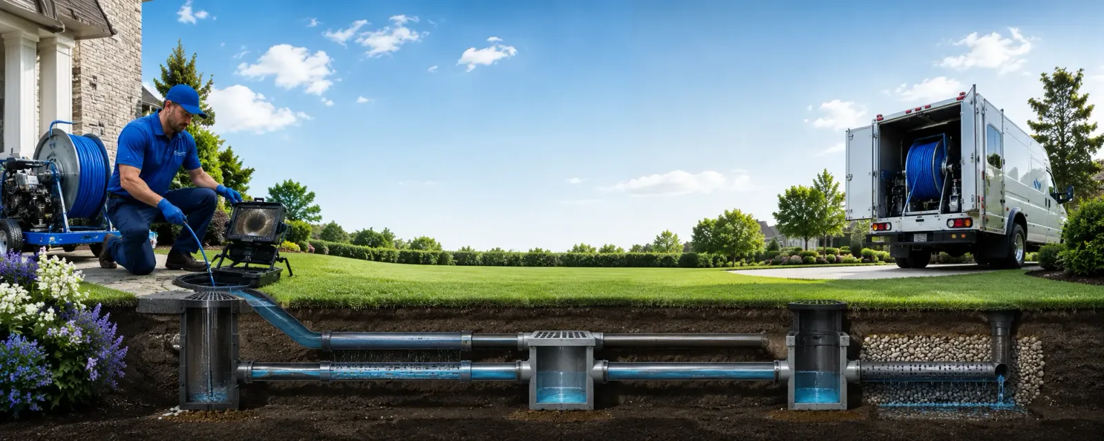 Outdoor drain cleaning information for Cary, NC